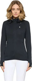 Produktbild von Samshield Lissa Damen Trainingsjacke mit Reißverschluss Schwarz Größe L