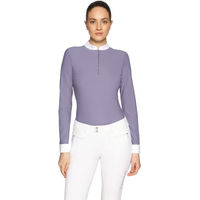 Produktbild von Samshield Lou Turnierpolo Damen mit langen Ärmeln Lila Größe S