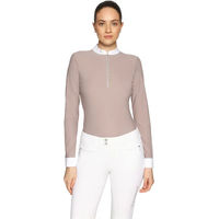 Produktbild von Samshield Lou Turnierpolo Damen mit langen Ärmeln Rosa Größe M