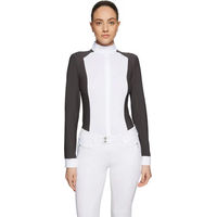 Produktbild von Samshield Lucia Metal Dots Turnierpolo Damen mit langen Ärmeln Weiß