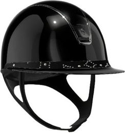 Samshield Miss Shield 2.0 Shadow Glossy Celestial Crystal Reithelm für Damen in Schwarz Größe L – Bild 1 von 2