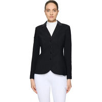Produktbild von Samshield Olympe Turnierjacke Damen Schwarz mit Freejump Airbag kompatibel