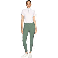 Produktbild von Samshield Omega Reithose Damen Full Grip Stoff Grün Größe 34