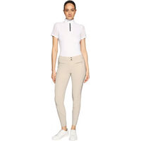 Produktbild von Samshield Omega Reithose Damen Turnierhose Full Grip Beige Größe 38