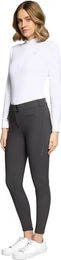 Produktbild von Samshield Omega Reithose Damen Turnierhose Full Grip in Braun und Grau Größe 38