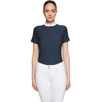 Produktbild von Samshield Philae Air Turnierpolo Damen Reitshirt Blau Oeko-Tex Größe M