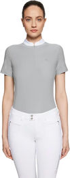 Produktbild von Samshield Philae Air Turnierpolo Damen Reitshirt Grau Oeko-Tex Größe S