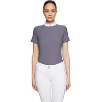 Produktbild von Samshield Philae Air Turnierpolo Damen Reitshirt Grau XS Oeko-Tex