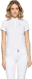 Produktbild von Samshield Philae Air Turnierpolo Damen Reitshirt Weiß 2XS Oeko-Tex