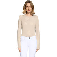 Produktbild von Samshield Phoebe Crystal Ferna Reitshirt für Damen in Beige Größe L