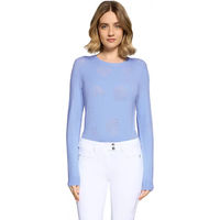 Produktbild von Samshield Phoebe Crystal Ferna Reitshirt für Damen in Blau Grösse XS