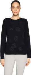 Produktbild von Samshield Phoebe Crystal Ferna Reitshirt für Damen in Schwarz Größe S