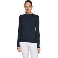 Produktbild von Samshield Phoebe Damen Pullover mit Rundhalsausschnitt aus Baumwolle Blau Größe M