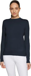 Produktbild von Samshield Phoebe Damen Pullover mit Rundhalsausschnitt aus Baumwolle in Blau Größe S