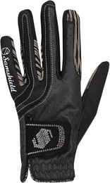 Samshield Reithandschuhe V-Skin Swarovski für Damen aus Kunstleder Schwarz Größe 8,5 – Bild 1 von 4
