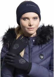 Produktbild von Samshield Reithandschuhe Warmers aus Kunstleder Unisex Schwarz XS