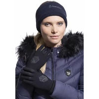 Produktbild von Samshield Reithandschuhe Warmers aus Kunstleder Unisex Schwarz XS