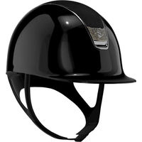 Produktbild von Samshield Reithelm 2.0 Black Shadowglossy mit Alcantara und Crystal Blason in Größe S