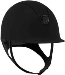 Samshield Reithelm 2.0 Black Shadowmatt mit Crystal Fabric Blason Größe S – Bild 1 von 1