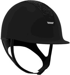 Samshield Reithelm 2.0 Black Shadowmatt mit Crystal Fabric Trim und Blason Matt Black Grösse M in Schwarz – Bild 1 von 1