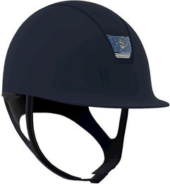 Samshield Reithelm 2.0 Blue Shadowmatt mit Kristall-Besatz in Blau Grösse M – Bild 1 von 1