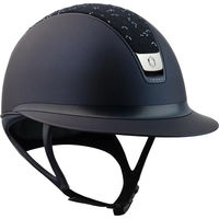 Produktbild von Samshield Reithelm Miss Shadowmatt Crystal Leaf 5 Swarovski 2.0 für Damen in Schwarz