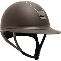 Produktbild von Samshield Reithelm Miss Shadowmatt V2 für Damen in Schwarz oder Braun aus Kunststoff Größe 52-56cm