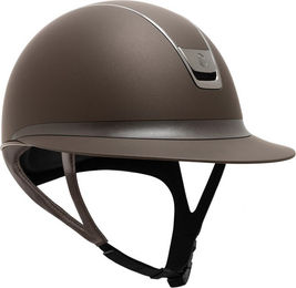 Produktbild von Samshield Reithelm Miss Shadowmatt V2 in Schwarz oder Braun aus Kunststoff Größe 55-58cm