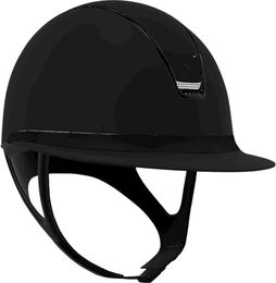 Samshield Reithelm Miss Shield 2.0 Black mit Frontal Band Shadowmatt Trim und Blason Matt Black Größe S – Bild 1 von 1