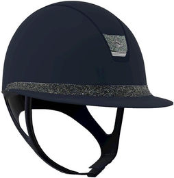 Samshield Reithelm Miss Shield 2.0 Blue Matt Blue mit Crystal Fabric Trim Größe S – Bild 1 von 1