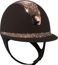 Samshield Reithelm Miss Shield 2.0 Crystal Fabric mit Swarovski-Kristallen in Roségold/Pink Gold Größe M – Bild 1 von 1