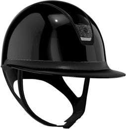Samshield Reithelm Miss Shield 2.0 für Damen in Schwarz mit Lederbesatz Grösse M – Bild 1 von 1