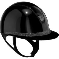 Produktbild von Samshield Reithelm Miss Shield 2.0 Shadowglossy Black/Chrome Black/UltraFineRock Black Größe L