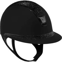 Produktbild von Samshield Reithelm Miss Shield 2.0 Shadowmatt Black/CFS Black/Chrome Black/CFS Black Größe L