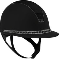 Produktbild von Samshield Reithelm Miss Shield 2.0 Shadowmatt Black in Schwarz mit Alcantara Grösse M