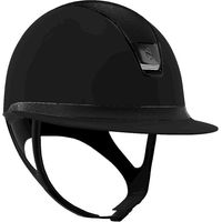 Produktbild von Samshield Reithelm Miss Shield 2.0 Shadowmatt Black/ShimmerLeather Black/Chrome Black/ShimmerLeatherBlack Größe L