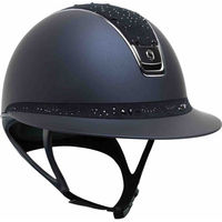 Produktbild von Samshield Reithelm Miss Shield 2.0 Shadowmatt Blue Crystal Bloom Blue Grösse L