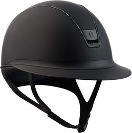 Samshield Reithelm Miss Shield Shadowmatt 2.0 Black mit 300 Swarovski-Kristallen Jet Hematite Größe M – Bild 1 von 1