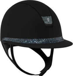 Samshield Reithelm MissShield 2.0 Shadowmatt Black Crystal Fabric Summer Nights Black Matt Größe M – Bild 1 von 1