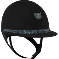 Produktbild von Samshield Reithelm MissShield 2.0 Shadowmatt Black Crystal Fabric Summer Nights Black Matt Größe M