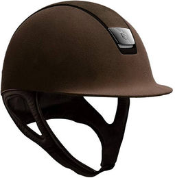 Samshield Reithelm Premium Alcantara Brown Größe S ohne Dressurausschnitt – Bild 1 von 1