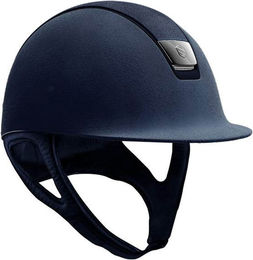 Samshield Reithelm Premium Alcantara Navy Größe M mit Dressurausschnitt – Bild 1 von 1