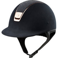 Produktbild von Samshield Reithelm Premium Crystal Rosé Blue mit Swarovski-Kristallen Größe M