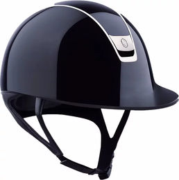 Samshield Reithelm Shadowglossy 2.0 Unisex aus Kunststoff in Blau oder Schwarz Größe M – Bild 1 von 3