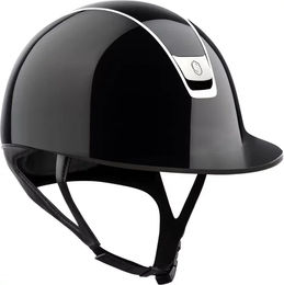 Samshield Reithelm Shadowglossy 2.0 Unisex Schwarz Größe L – Bild 1 von 4