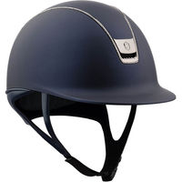 Produktbild von Samshield Reithelm Shadowmatt 2.0 Blue mit Swarovski-Kristallen Größe L
