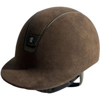 Produktbild von Samshield Reithelm Shadowmatt 2.0 Brown Alcantara Blason Crystal Fabric Black Größe M
