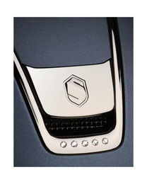 Samshield Reithelm Shadowmatt V2 Crystal für Damen in Blau Silber Größe 55-58cm – Bild 1 von 2