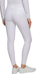 Samshield Reithose Clara für Damen mit Knie Grip in Weiß – Bild 1 von 2