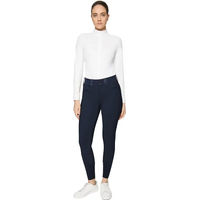 Produktbild von Samshield Reithose Damen Claranova Mid Grip aus Stretch-Scuba-Stoff in Marine Blau